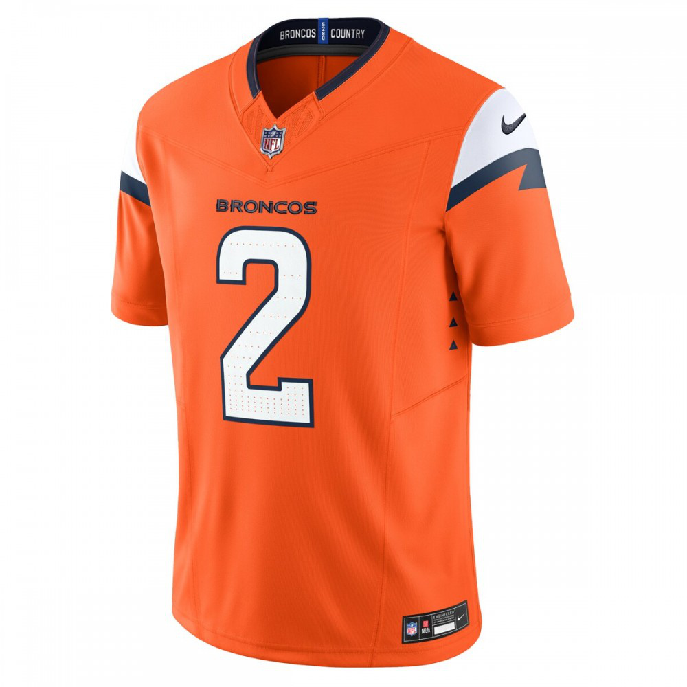Patrick Surtain II Denver Broncos Nike Mile High Collection Vapor F.U.S.E. Limited Jersey - Orange-GridironStore